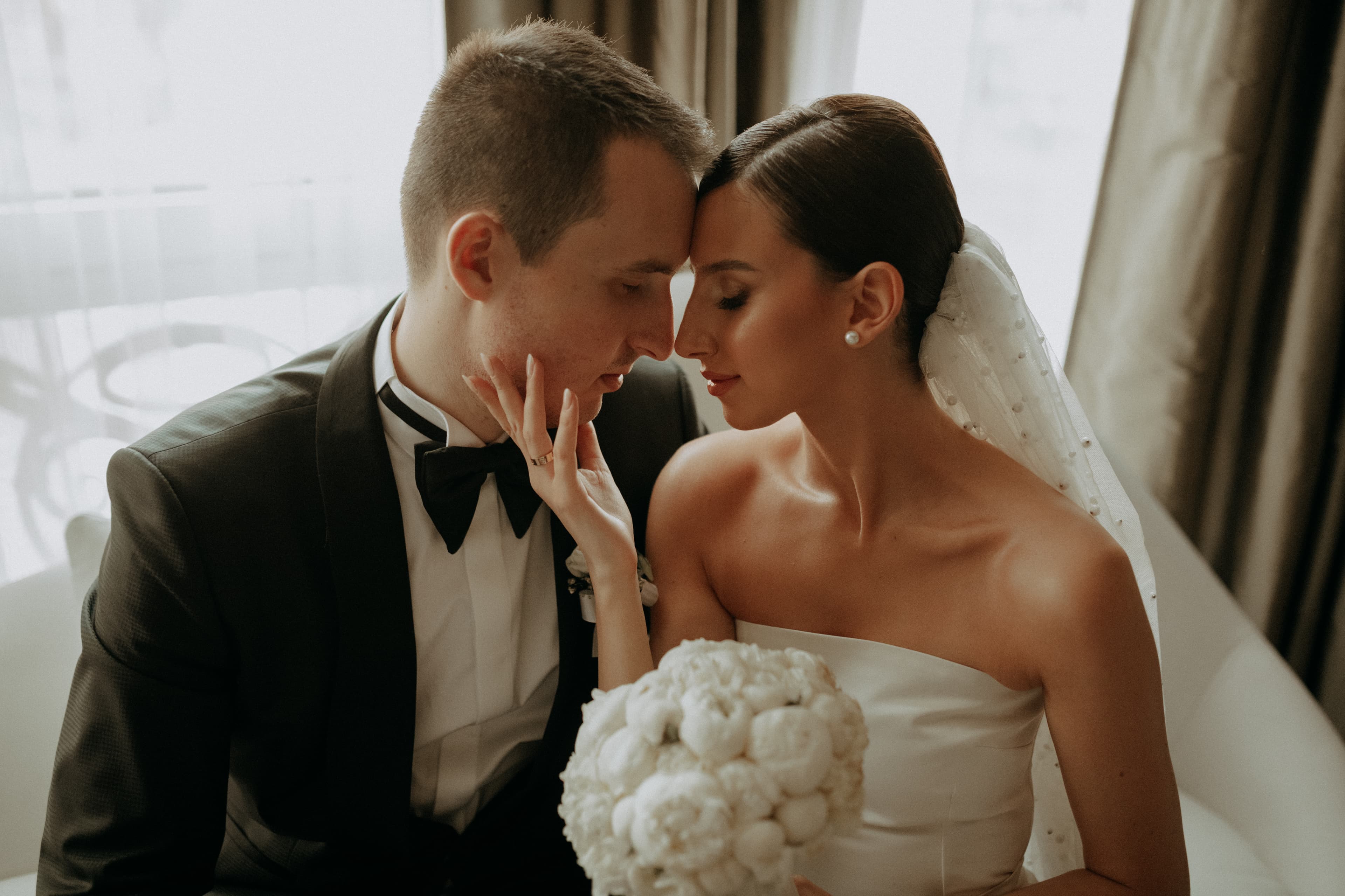Bride portrait in natural light