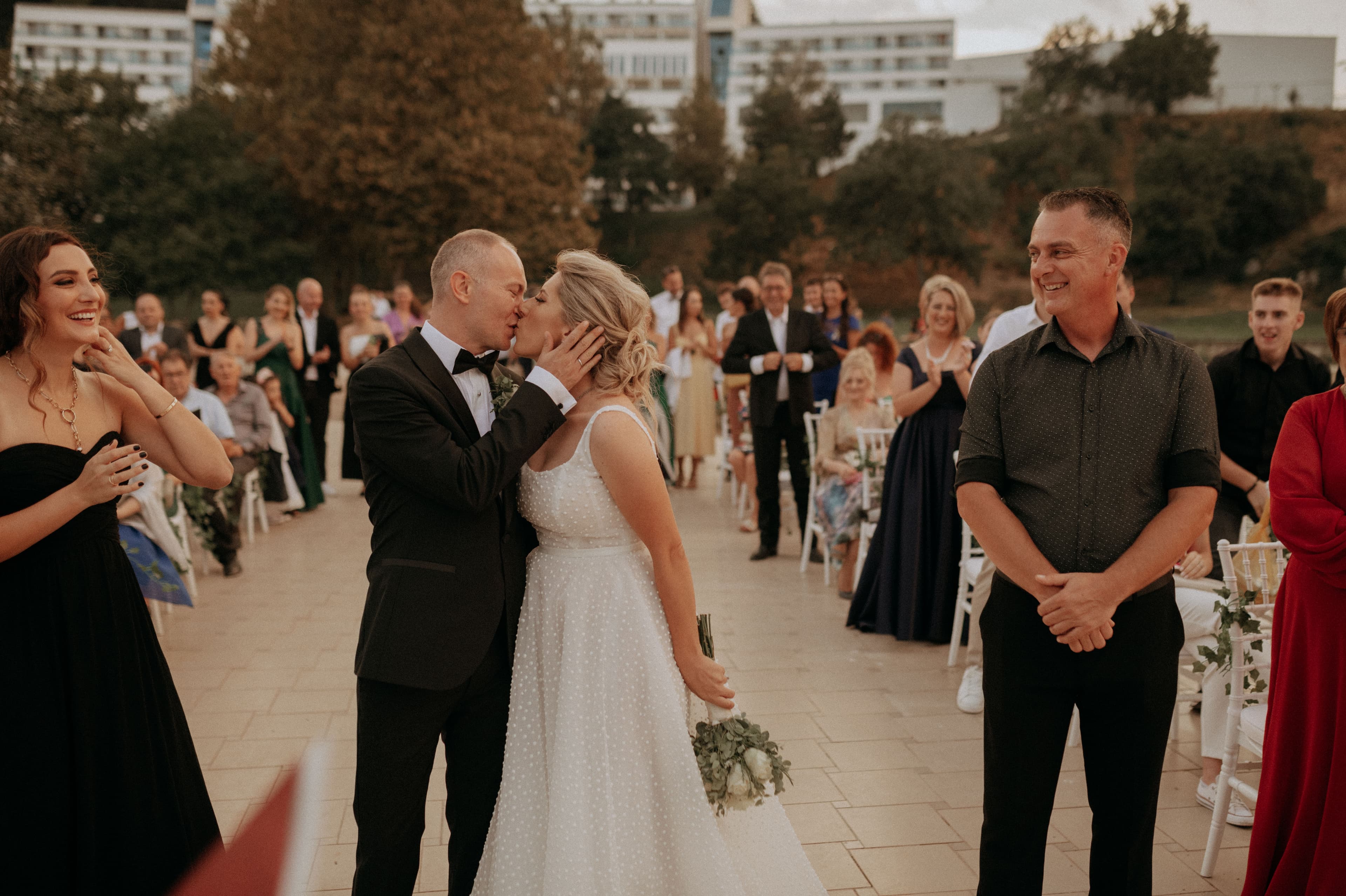 First dance silhouette