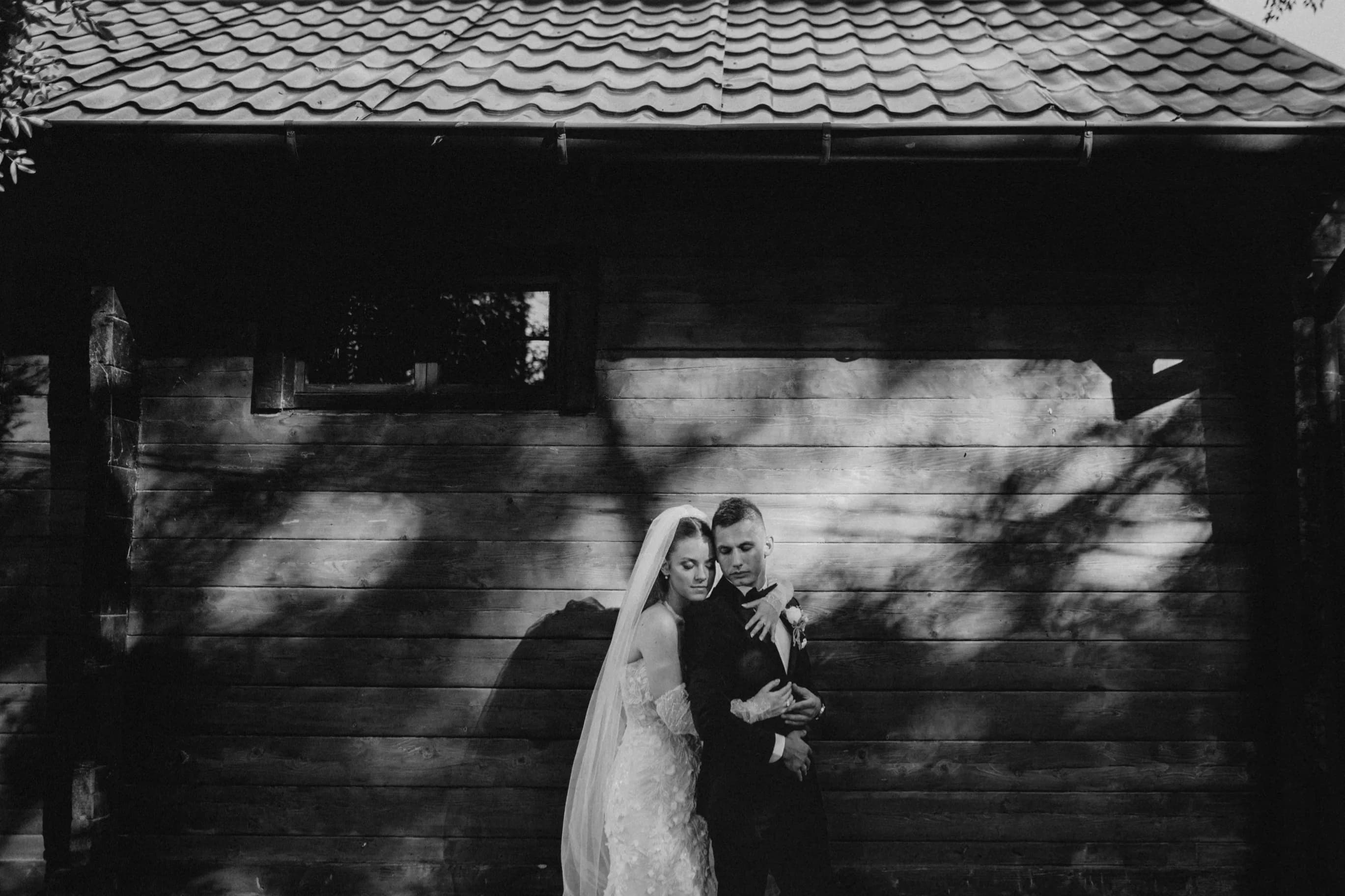 Couple portraits in city streets