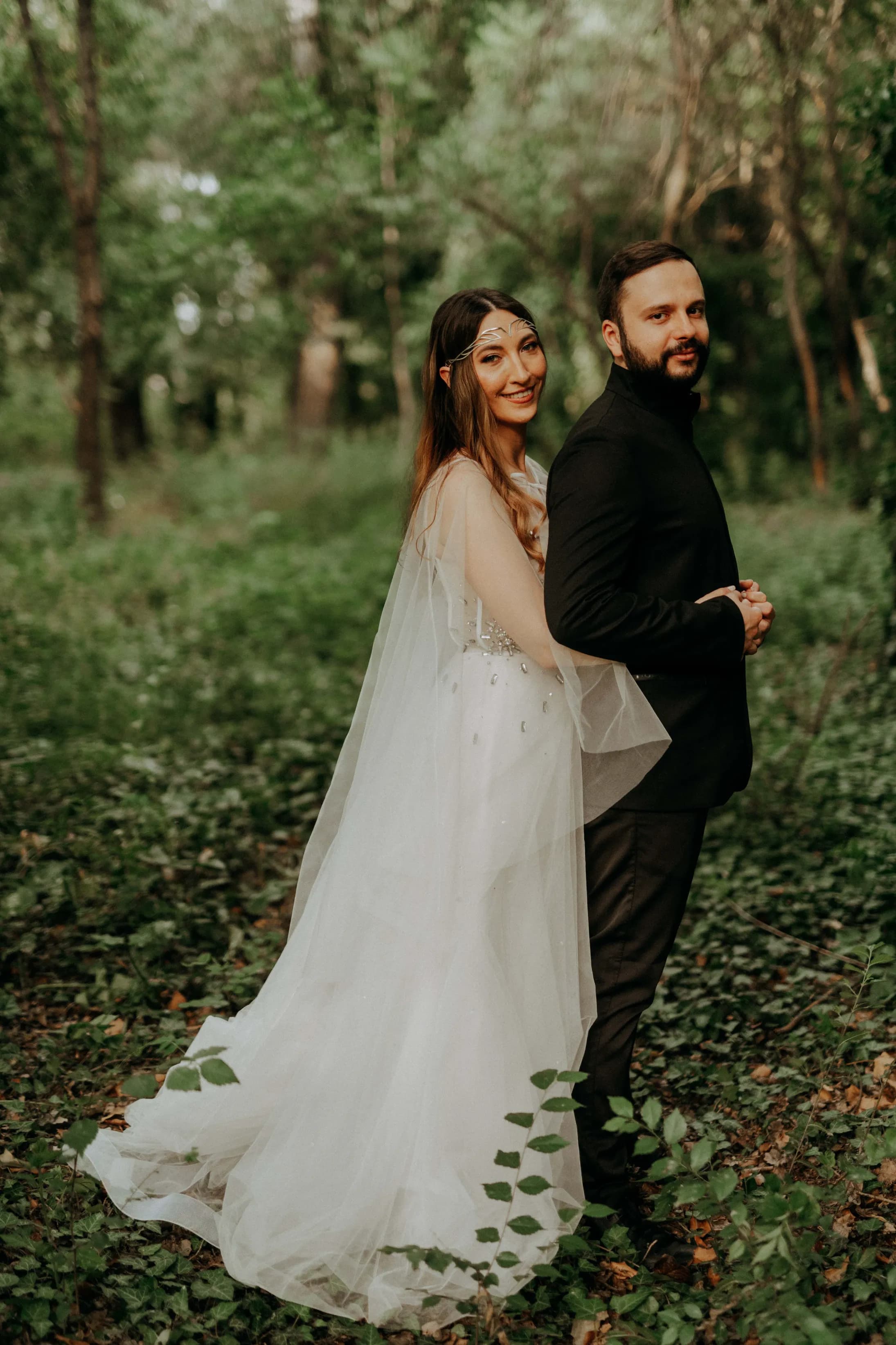 Sunset couple portrait